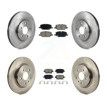 Front Rear Disc Brake Rotors And Ceramic Pads Kit For Buick Envision Cadillac XT4 K8C-103616