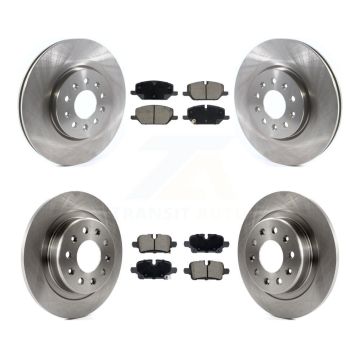 Front Rear Disc Brake Rotors And Ceramic Pads Kit For 2021 Chevrolet Equinox GMC Terrain K8C-103617
