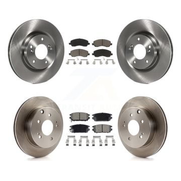 Front Rear Disc Brake Rotors And Ceramic Pads Kit For Mitsubishi Eclipse Galant K8C-103628