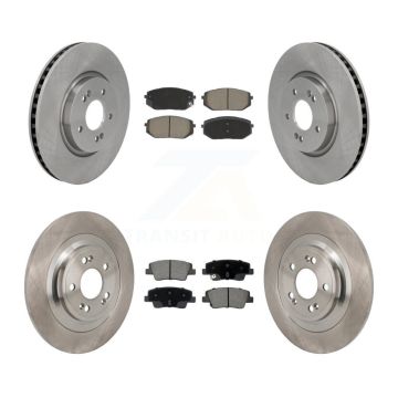 Front Rear Disc Brake Rotors And Ceramic Pads Kit For Hyundai Ioniq 5 Kia EV6 6 K8C-103647
