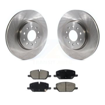 Front Disc Brake Rotors And Ceramic Pads Kit For Chevrolet Equinox GMC Terrain K8C-103686