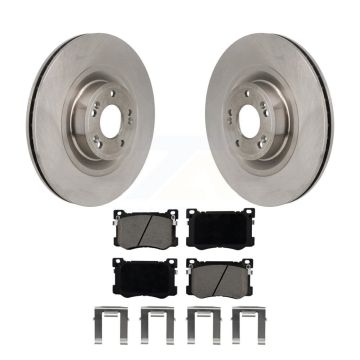 Front Disc Brake Rotors And Ceramic Pads Kit For Hyundai Genesis G80 5.0L K8C-103691
