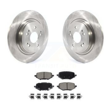Rear Disc Brake Rotors And Ceramic Pads Kit For Honda HR-V Clarity K8C-103726