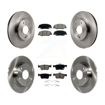 Front Rear Disc Brake Rotors And Ceramic Pads Kit For 2019-2022 Honda Insight K8C-103814