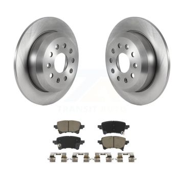 Rear Disc Brake Rotors And Ceramic Pads Kit For Jeep Wrangler K8C-103820