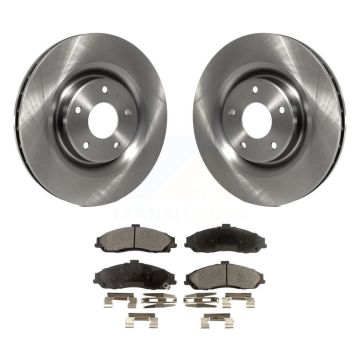 Front Disc Brake Rotors And Semi-Metallic Pads Kit For Chevrolet Corvette Cadillac XLR K8F-100052