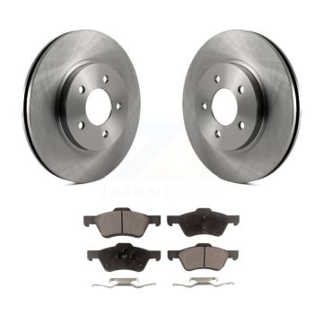 Front Disc Brake Rotors And Semi-Metallic Pads Kit For Ford Escape Mercury Mariner K8F-100134