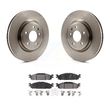 Front Brake Rotor And Semi-Metallic Pad Kit For Ford Explorer Flex Taurus Lincoln MKT MKS K8F-100163