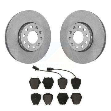 Front Disc Brake Rotors And Semi-Metallic Pads Kit For Volkswagen Passat Audi A4 Quattro K8F-100282