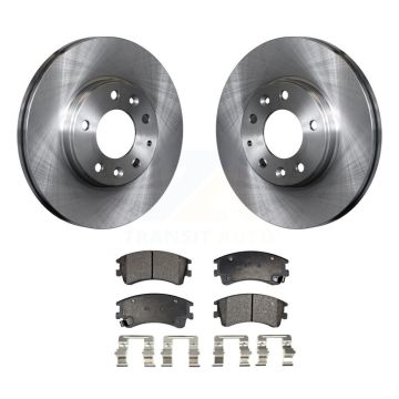 Front Disc Brake Rotors And Semi-Metallic Pads Kit For 2003-2005 Mazda 6 K8F-100408