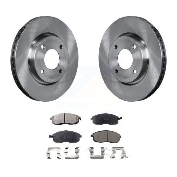 Front Disc Brake Rotors And Semi-Metallic Pads Kit For Nissan Versa Sentra Cube K8F-100497