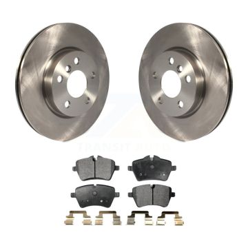 Front Disc Brake Rotors And Semi-Metallic Pads Kit For Mini Cooper K8F-100636