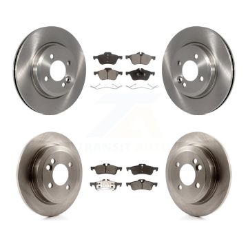 Front Rear Disc Brake Rotors And Semi-Metallic Pads Kit For Mini Cooper K8F-101160