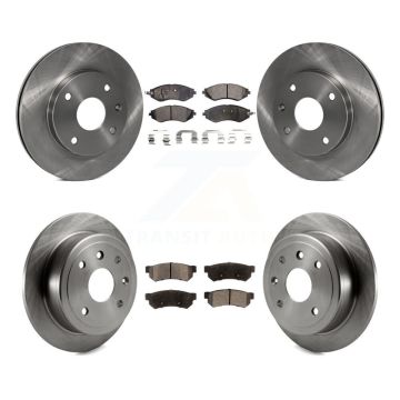 Front Rear Disc Brake Rotor Semi-Metallic Pad Kit For Chevrolet Optra Suzuki Forenza Reno K8F-101198