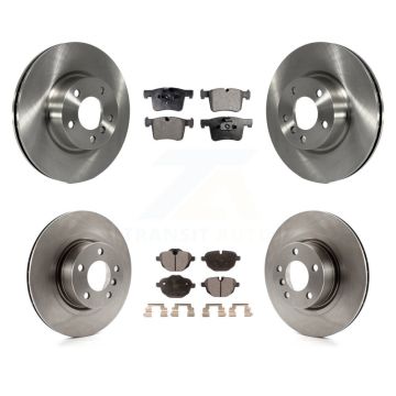 Front Rear Disc Brake Rotors And Semi-Metallic Pads Kit For BMW X3 X4 K8F-101422