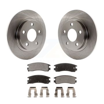 Rear Brake Rotor & Semi-Metallic Pad Kit For Buick LeSabre Pontiac Bonneville Park Avenue K8F-101511