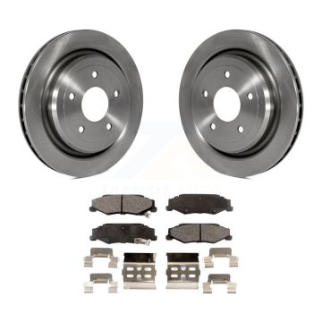 Rear Disc Brake Rotors And Semi-Metallic Pads Kit For Chevrolet Corvette Cadillac XLR K8F-101528