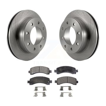Rear Disc Brake Rotors & Semi-Metallic Pad Kit For GMC Chevrolet Savana 3500 2500 Express K8F-101535