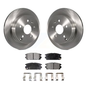 Rear Disc Brake Rotor & Semi-Metallic Pad Kit For 2010-2017 Chevrolet Equinox GMC Terrain K8F-101561