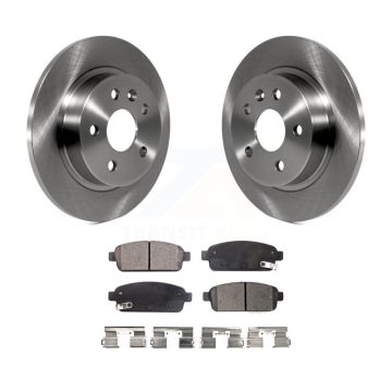 Rear Disc Brake Rotor & Semi-Metallic Pad Kit For Chevrolet Cruze Trax Buick Encore Sonic K8F-101562