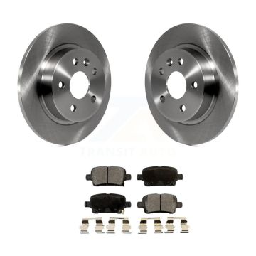 Rear Brake Rotor Semi-Metallic Pad Kit For Chevrolet Cruze With 268mm Diameter K8F-101563