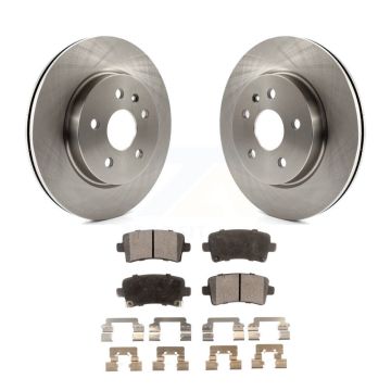 Rear Brake Rotor & Semi-Metallic Pad Kit For Chevrolet Buick Malibu Impala LaCrosse Regal K8F-101564