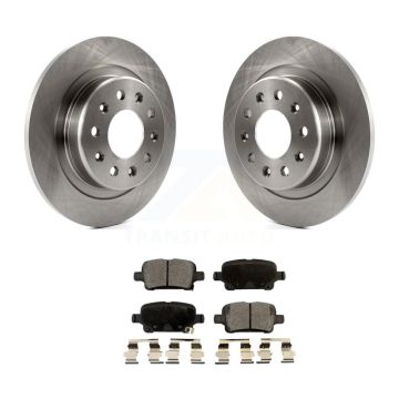 Rear Brake Rotor And Semi-Metallic Pad Kit For Chevrolet Equinox GMC Terrain Malibu Buick K8F-101573