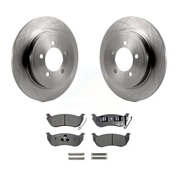 Rear Brake Rotor & Semi-Metallic Pad Kit For Ford Explorer Sport Trac Mercury Mountaineer K8F-101594