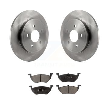 Rear Disc Brake Rotor Semi-Metallic Pad Kit For Ford Escape Mazda Tribute Mercury Mariner K8F-101603