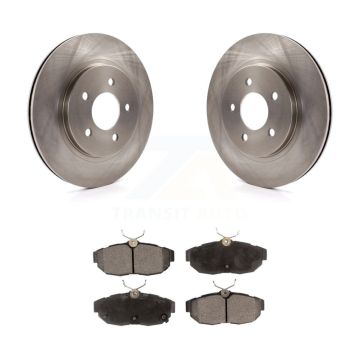 Rear Disc Brake Rotors And Semi-Metallic Pads Kit For Ford Mustang K8F-101605