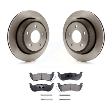 Rear Disc Brake Rotors And Semi-Metallic Pads Kit For Ford Ranger Mazda B2300 B4000 K8F-101624