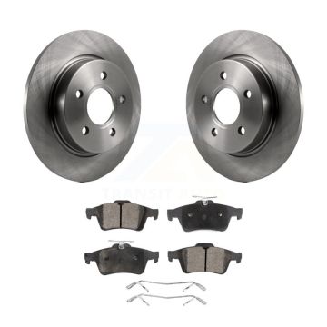 Rear Disc Brake Rotors And Semi-Metallic Pads Kit For Ford Focus K8F-101625
