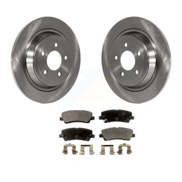 Rear Disc Brake Rotors And Semi-Metallic Pads Kit For Ford Mustang K8F-101635