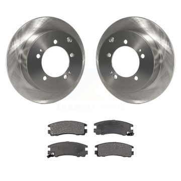 Rear Disc Brake Rotor Semi-Metallic Pad Kit For Chrysler Sebring Mitsubishi Eclipse Eagle K8F-101641