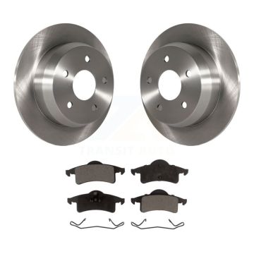 Rear Disc Brake Rotors And Semi-Metallic Pads Kit For 1999-2004 Jeep Grand Cherokee K8F-101644