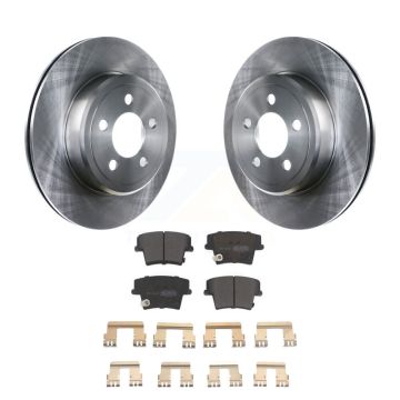 Rear Brake Rotor & Semi-Metallic Pad Kit For Dodge Chrysler 300 Charger Challenger Magnum K8F-101656