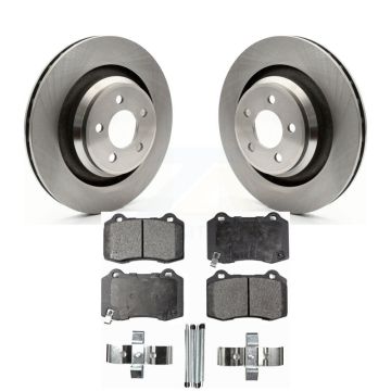 Rear Brake Rotor & Semi-Metallic Pad Kit For Dodge Charger Chrysler 300 Challenger Magnum K8F-101658