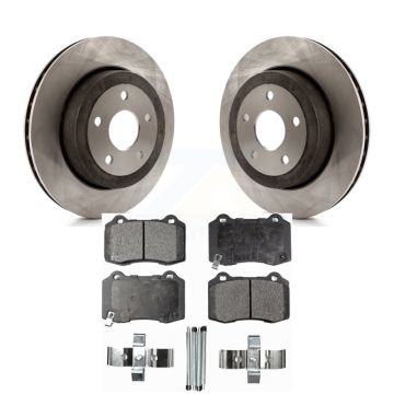 Rear Disc Brake Rotors And Semi-Metallic Pads Kit For 2006-2010 Jeep Grand Cherokee SRT8 K8F-101663