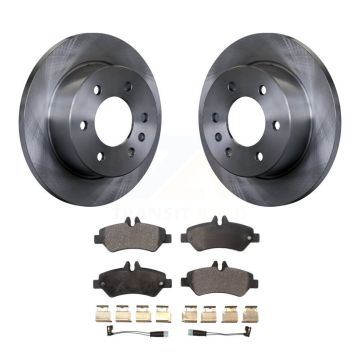 Rear Disc Brake Rotors & Semi-Metallic Pad Kit For Sprinter 2500 Mercedes-Benz Dodge 3500 K8F-101669