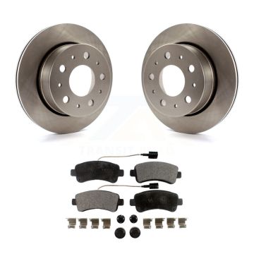 Rear Brake Rotor Semi-Metallic Pad Kit For Ram ProMaster 2500 3500 1500 With Vented K8F-101682