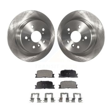 Rear Disc Brake Rotors And Semi-Metallic Pads Kit For 2001-2003 Toyota Highlander AWD K8F-101719