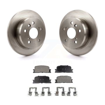 Rear Disc Brake Rotors And Semi-Metallic Pads Kit For Toyota Camry Lexus ES330 ES300 K8F-101741