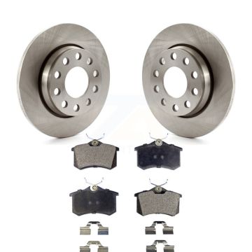 Rear Brake Rotor Semi-Metallic Pad Kit For Audi A4 Quattro With 255mm Diameter K8F-101750
