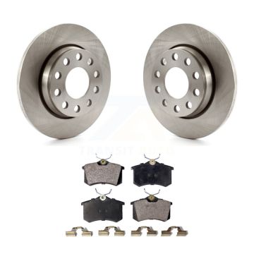 Rear Brake Rotors & Semi-Metallic Pad Kit For 2005 Audi A4 With 255mm Diameter Rotor K8F-101751