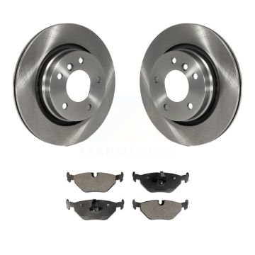 Rear Brake Rotor And Semi-Metallic Pad Kit For BMW 325i 325Ci 328i 323Ci 323i 328is 328Ci K8F-101756