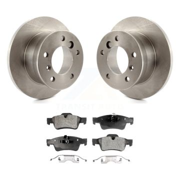 Rear Disc Brake Rotors And Semi-Metallic Pads Kit For Mercedes-Benz G55 AMG K8F-101763