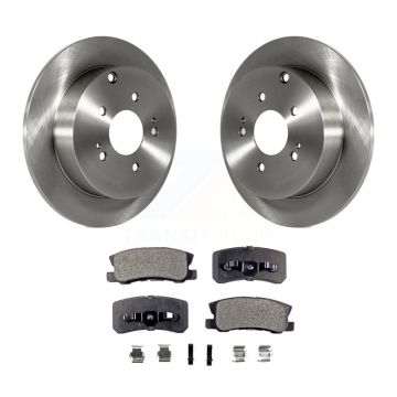 Rear Disc Brake Rotors And Semi-Metallic Pads Kit For Mitsubishi Endeavor K8F-101767