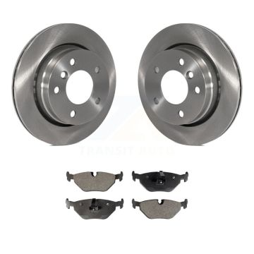 Rear Disc Brake Rotors And Semi-Metallic Pads Kit For BMW 320i 323i 328i 323Ci K8F-101768
