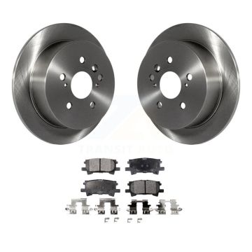 Rear Brake Rotor And Semi-Metallic Pad Kit For Lexus RX350 Toyota Highlander RX330 RX400h K8F-101773