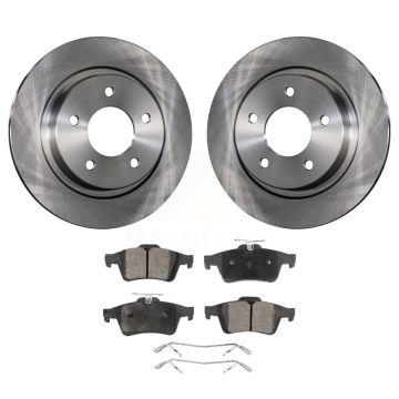 Rear Disc Brake Rotors And Semi-Metallic Pads Kit For Mazda 3 Sport K8F-101785